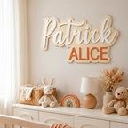 Custom Wooden Baby Name Sign