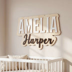 Custom Wooden Nursery Name Sign