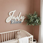 Custom Wood Name Sign for Nursery