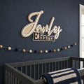 Custom Wood Name Sign for Nursery