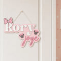 Minnie Bow Baby Girl Name Sign