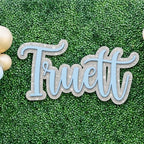 Personalized Layered Name Sign | One-Line Design