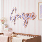 Personalized Layered Name Sign | One-Line Design