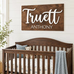 Rectangle Custom Nursery Name Sign