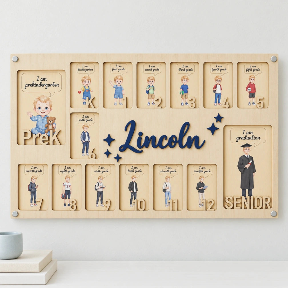 Custom Girl/Boy PreK to Senior Photo Collage