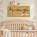 Rectangle Custom Nursery Name Sign