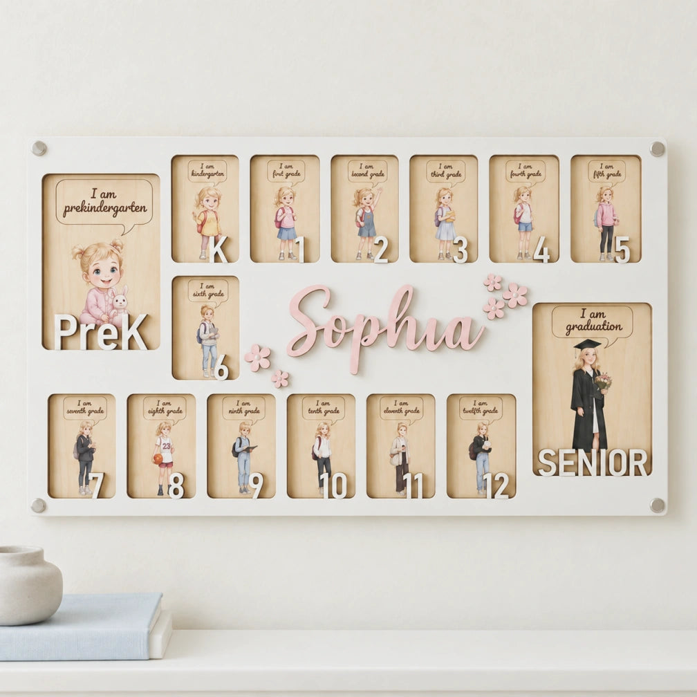 Custom Girl/Boy PreK to Senior Photo Collage