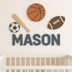 Sports Nursery Name Sign | Size Customizable