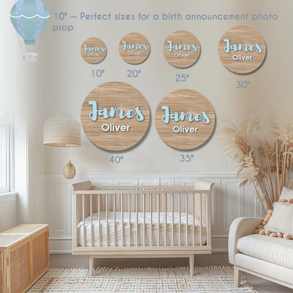 Sports Nursery Name Sign | Size Customizable