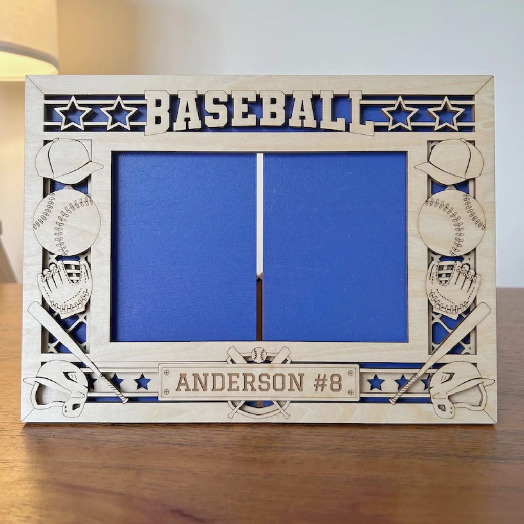 Personalized Baseball Photo Frame