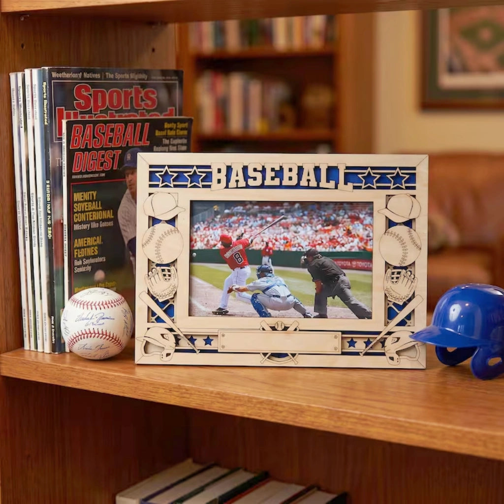 Personalized Baseball Photo Frame