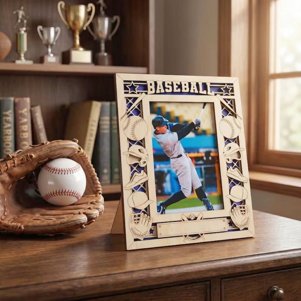 Personalized Baseball Photo Frame