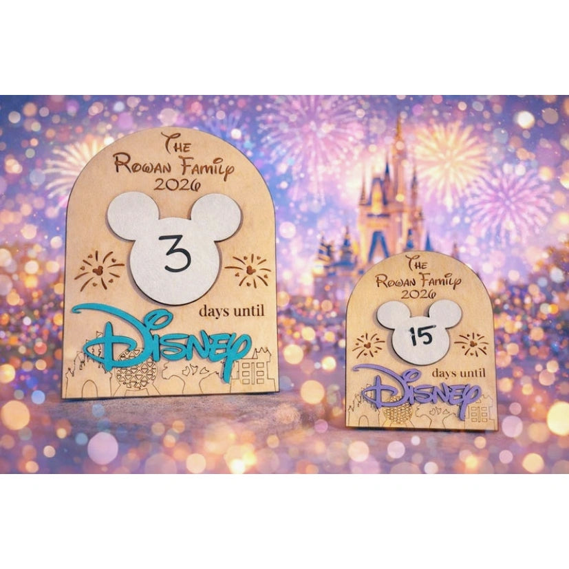 Countdown To Disney Magnetic Sign