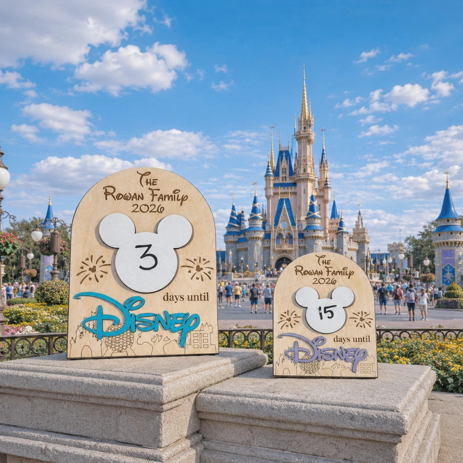 Countdown To Disney Magnetic Sign
