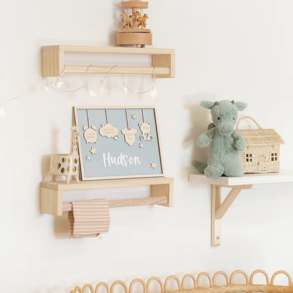 Birth Announcement Frame Sign | Newborn Gift