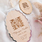 Boho Baby Announcement Birth Stats