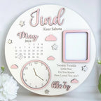 Personalized Newborn Nameplate Photo Gift