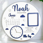 Personalized Newborn Nameplate Photo Gift
