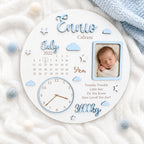 Personalized Newborn Nameplate Photo Gift