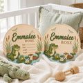 Swamp Animal Baby Name Sign | Birth Stats Plaque