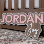 Custom Wooden Baby Name Sign