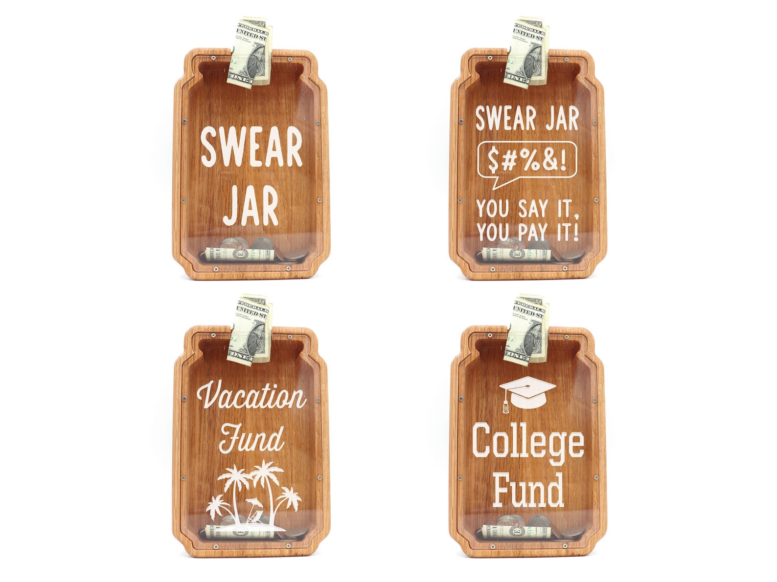 Travel Money Box & Fund Jar