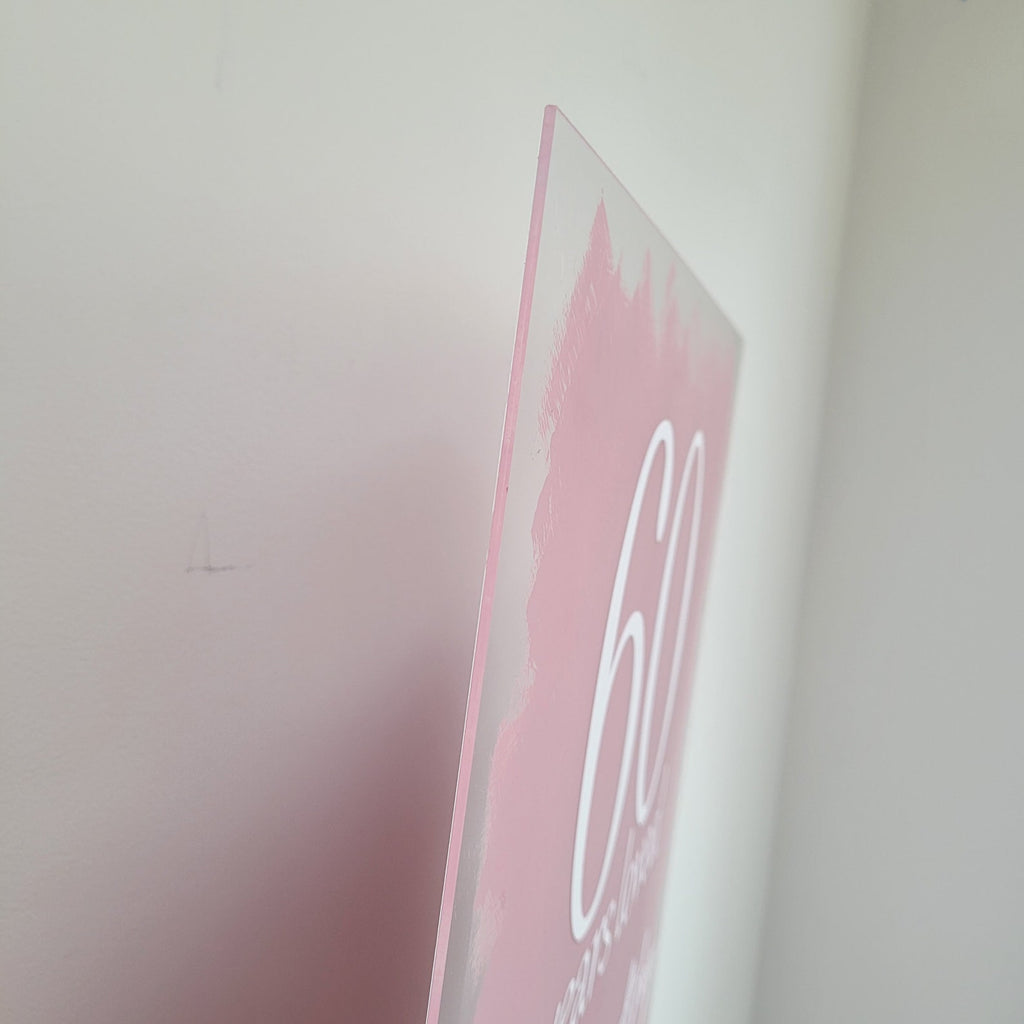Custom Milestone Birthday Acrylic Sign