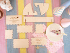 Giraffe Baby Shower Drop Box with Wood Chest