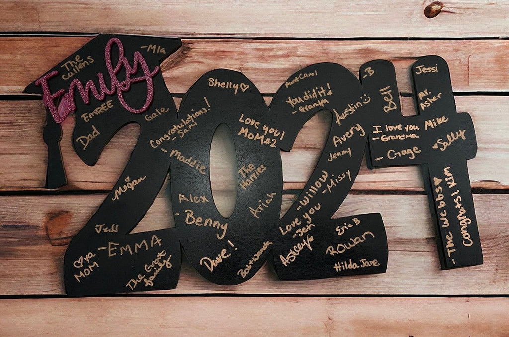 Personalized Graduation Guestbook Alternative