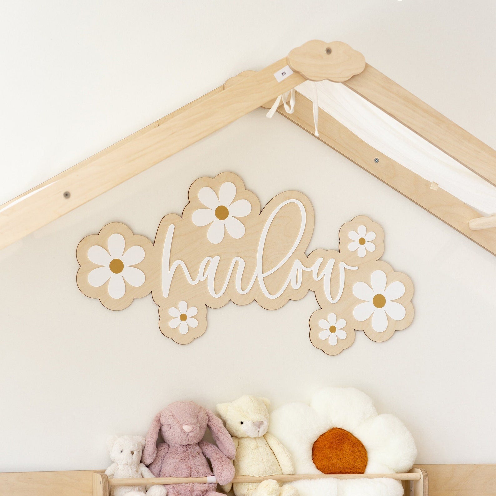 Boho Custom Baby Name Sign