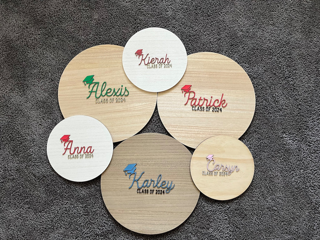 Wood Signature Sign for Graduation Party