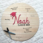 Wood Signature Sign for Graduation Party