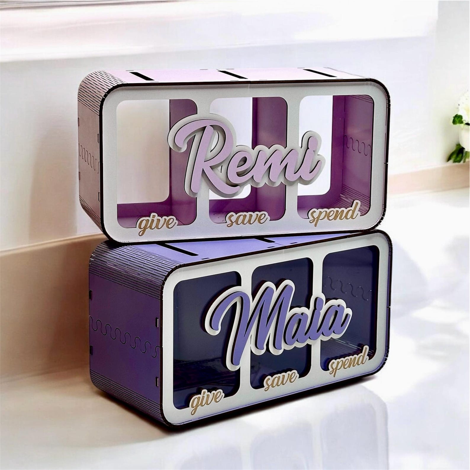 Spend Save Share Kids Piggy Bank | 3 Compartments