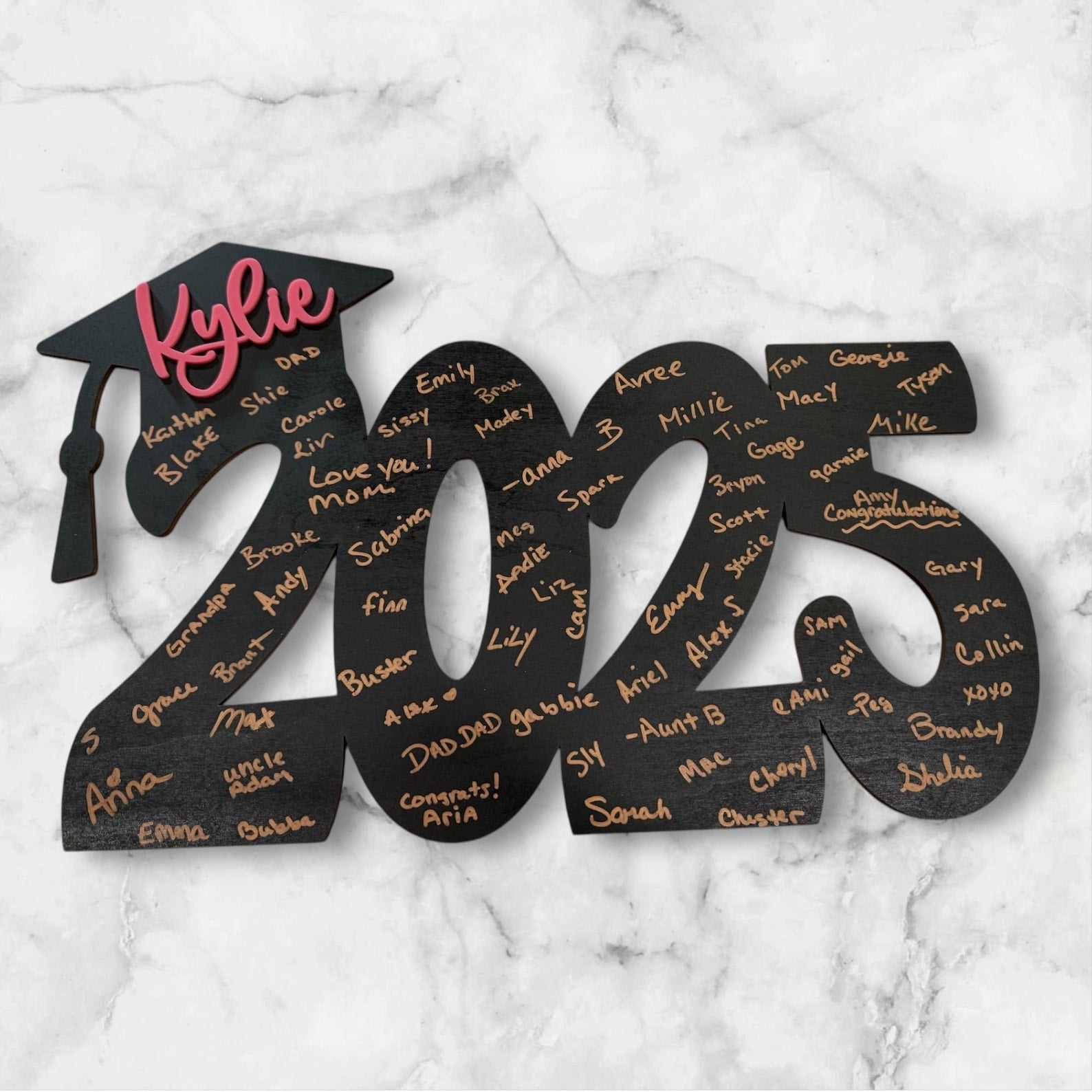 Personalized Graduation Guestbook Alternative