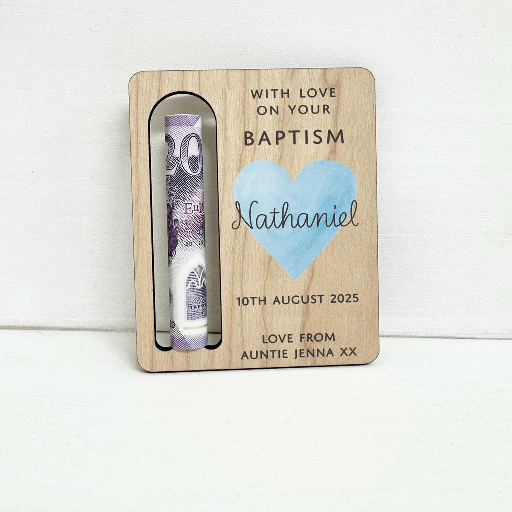 Baptism Money Gift Holder for Kids