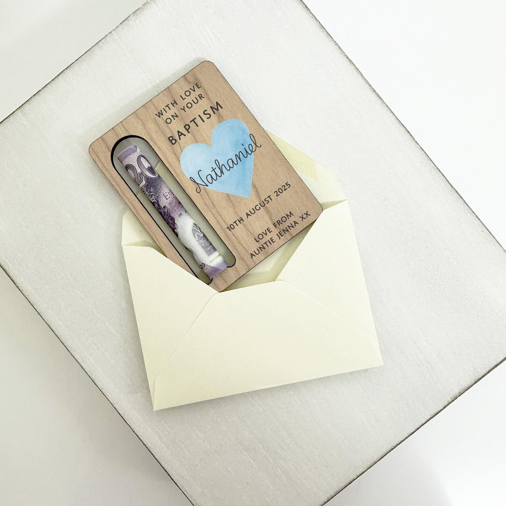 Baptism Money Gift Holder for Kids