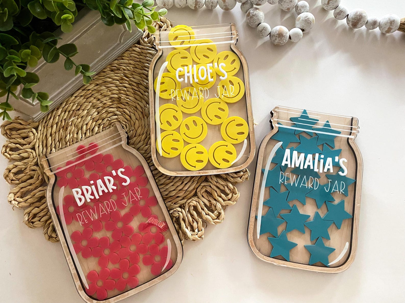 Personalized Kindness Jar Set | Kids Positive Reminder