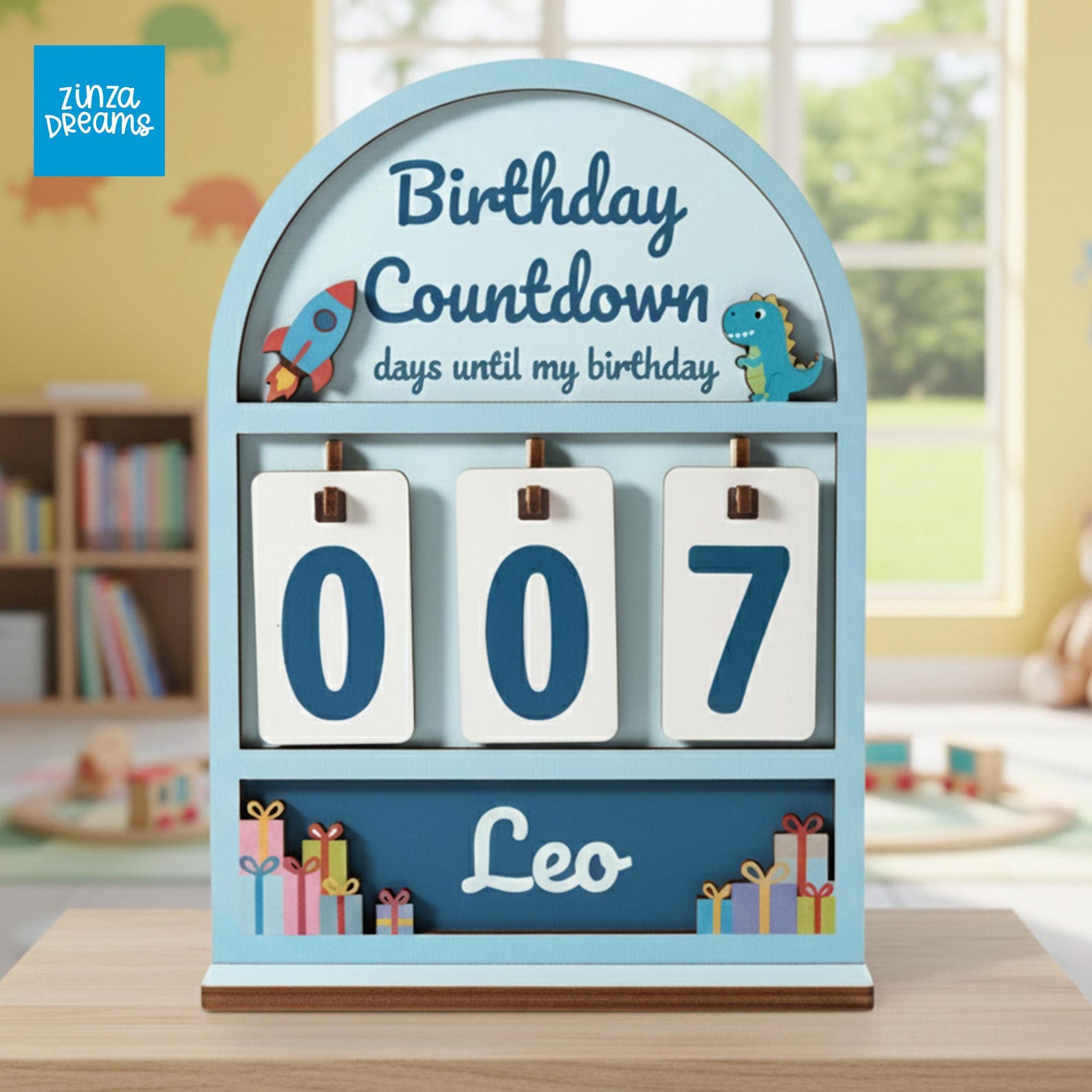 Personalized Birthday Countdown Board