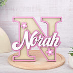Initial Nursery Door Sign