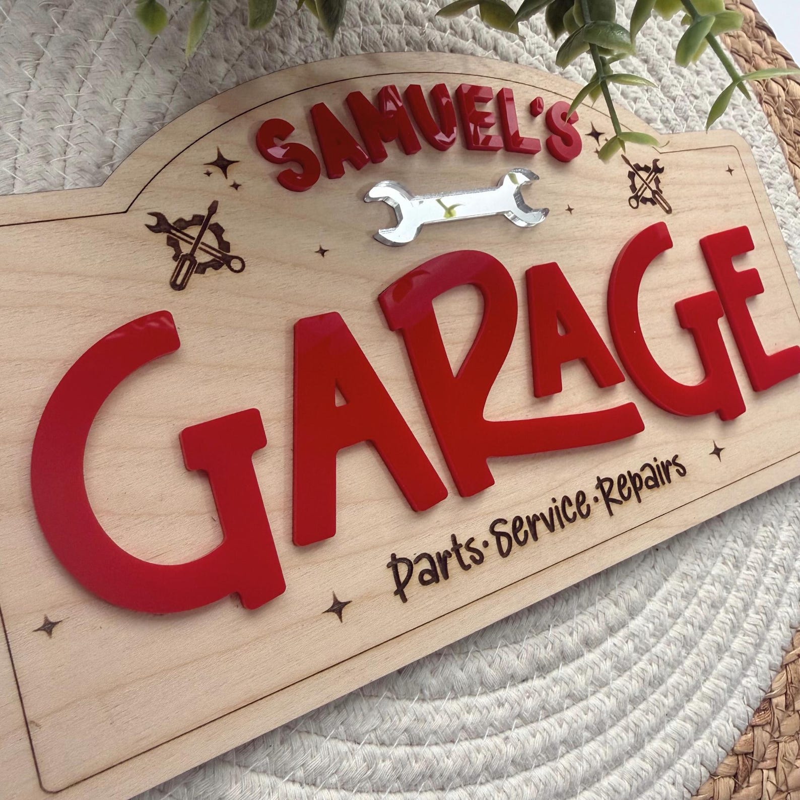 Garage Playroom Name Sign | Custom Boys Sign