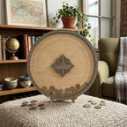 Wooden Travel Coin Holder | Compass Design
