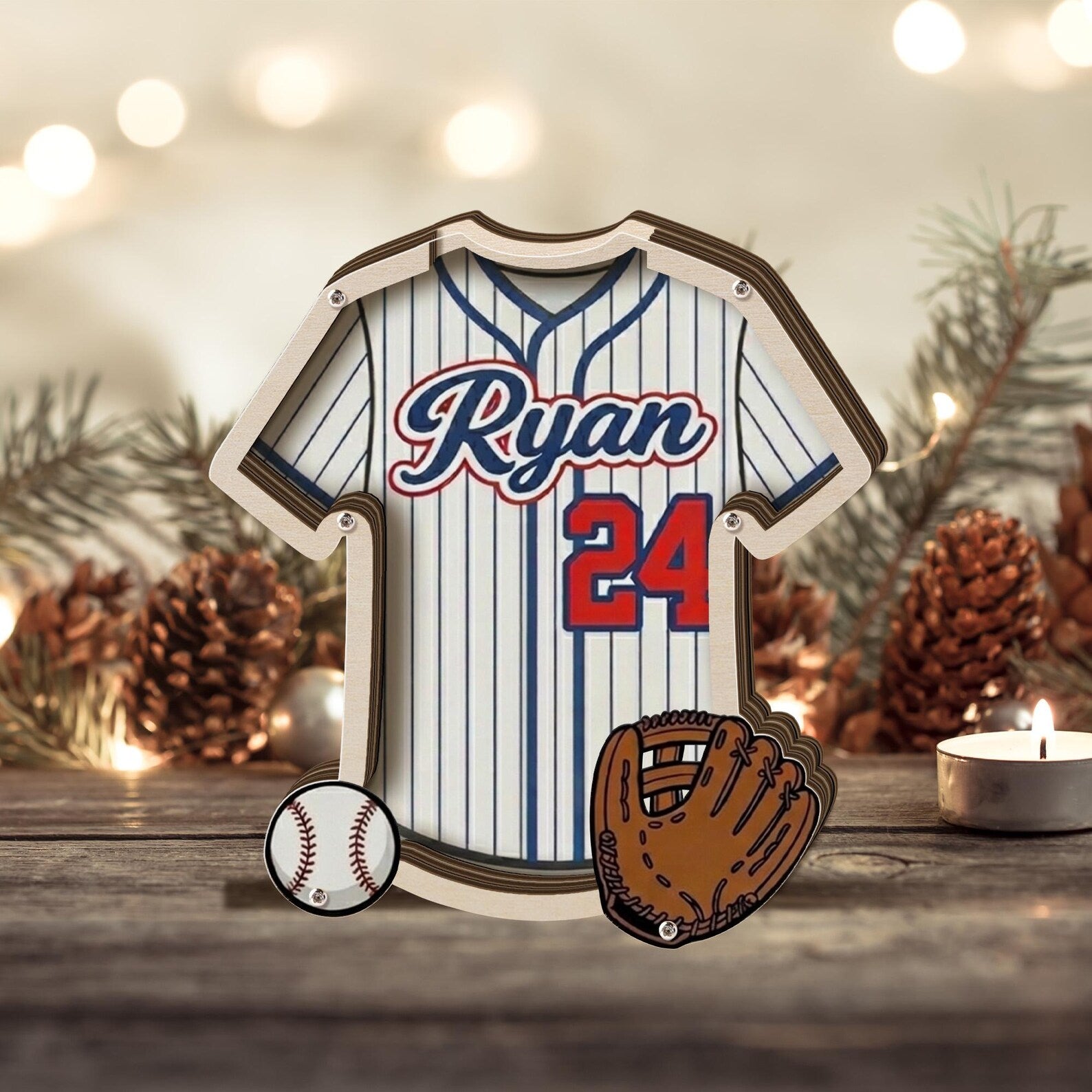 Custom Name Baseball Jersey Piggy Bank