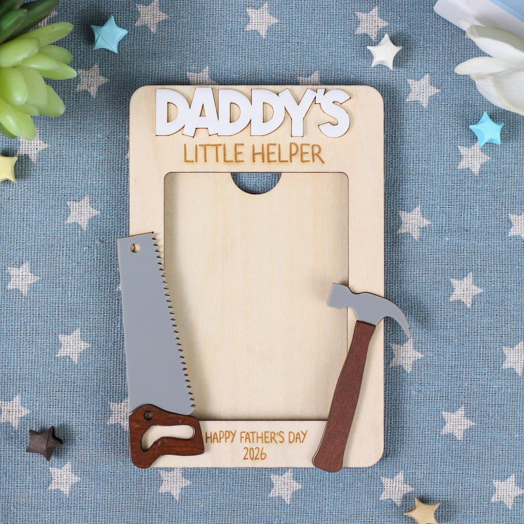 Daddy's Little Helper Photo Magnet