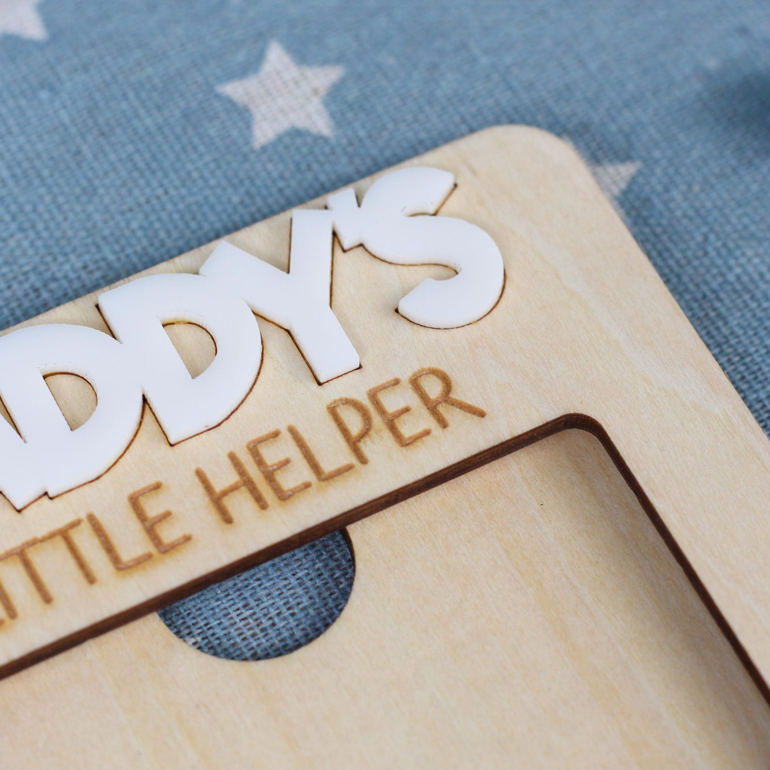 Daddy's Little Helper Photo Magnet