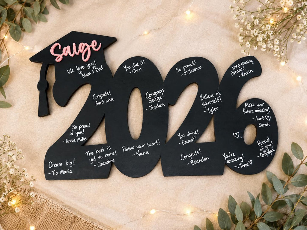 Personalized Graduation Guestbook Alternative