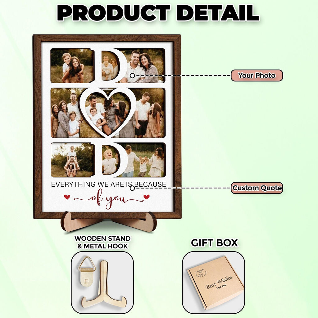 Father's Day Photo Frame | Custom Picture Board