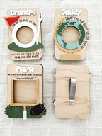 Father's Day Photo Magnet / Visor Clip