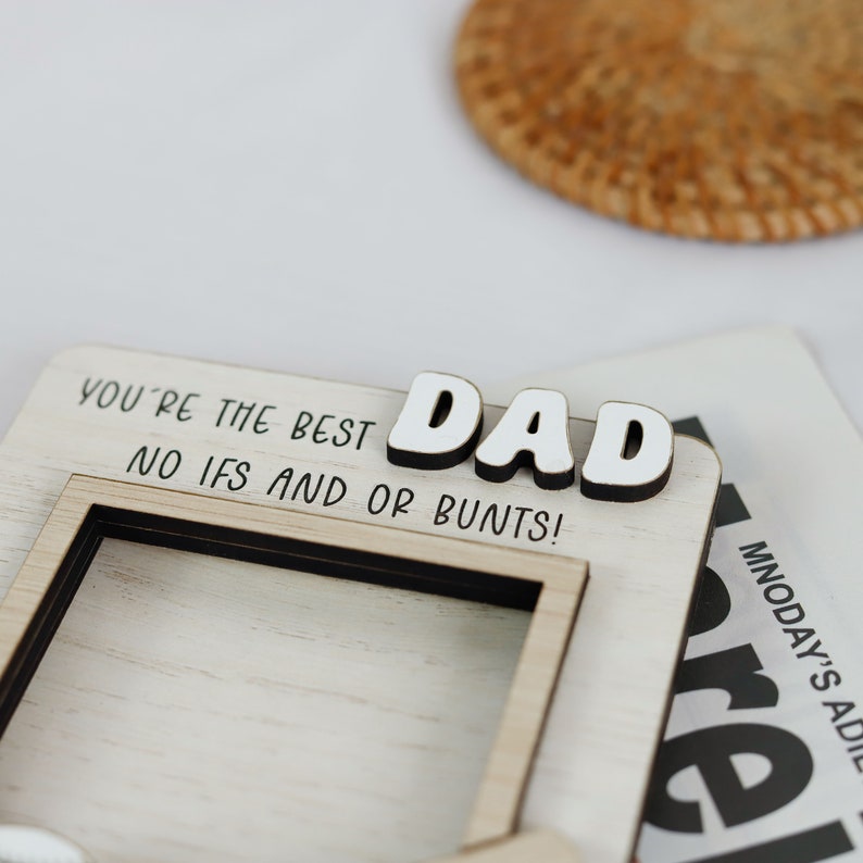 Baseball Dad Fridge Photo Magnet