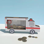 Tirelire Bus Ambulance | Personnalisable