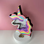 Tirelire licorne personnalisée | Arc-en-ciel stellaire